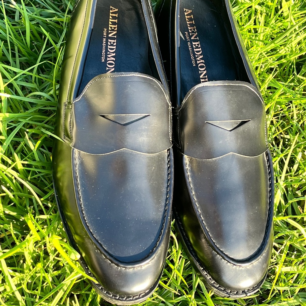 Allen Edmonds Penny Loafer Black NEW Mercer Street Men's Size 11